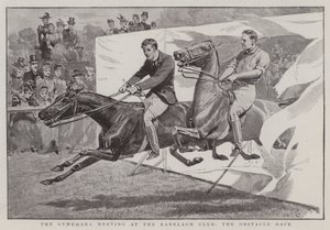 The Gymkhana Meeting at the Ranelagh Club, the Obstacle Race
